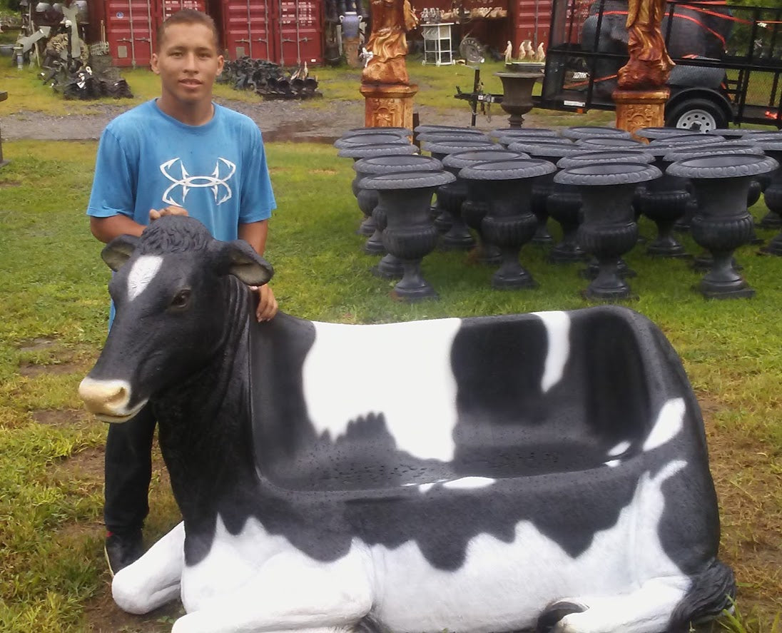 Statue -  Life Size Cow Chair Sofa "Cowch"