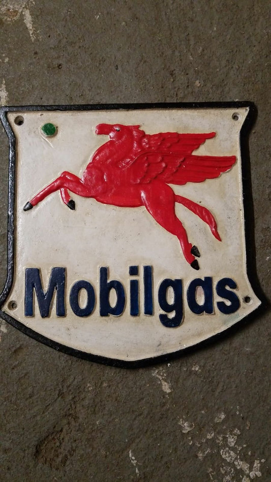 Cast Iron Sign - Pegasus Shield Shape