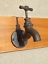 Coat Rack - Retro Style  Cast Iron Water Tap 2 on solid wood